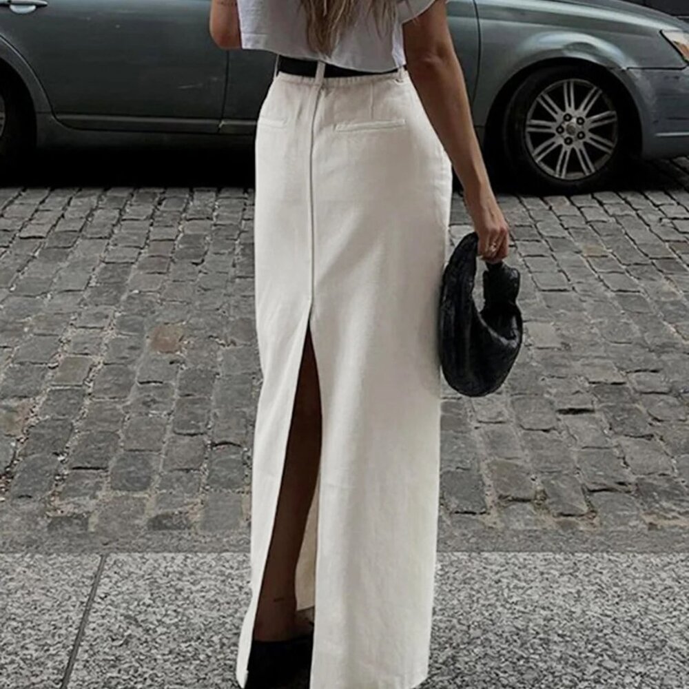 Parisian Slit Maxi Skirt Medium
